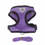 Дишащ нагръдник с повод "Comfort Air" Идеален за малки кучета и котки | Регулируем | Светлоотразителен - Image 2